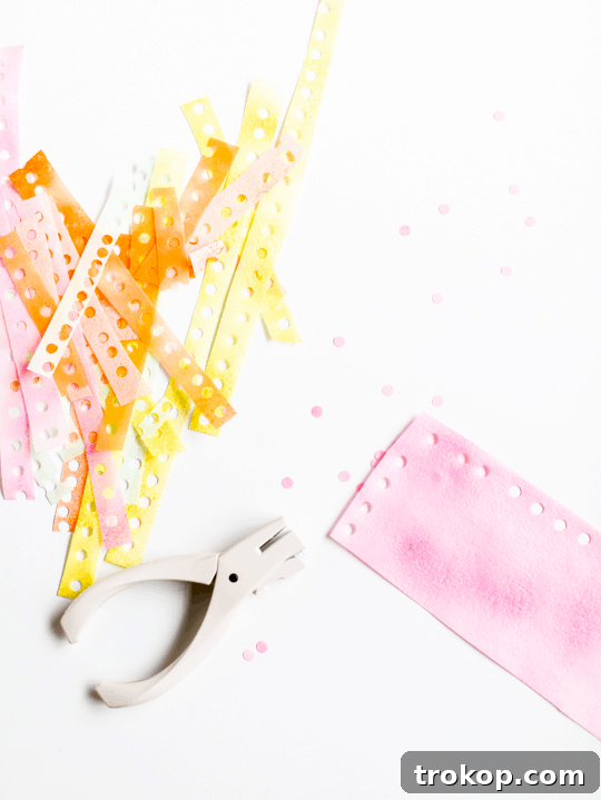 materials and ingredients to make the edible confetti - edible party