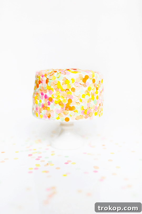DIY edible confetti | sugarandcloth.com