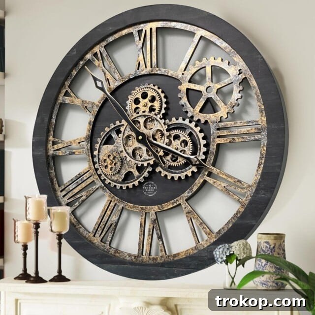 Industrial Gears Clock