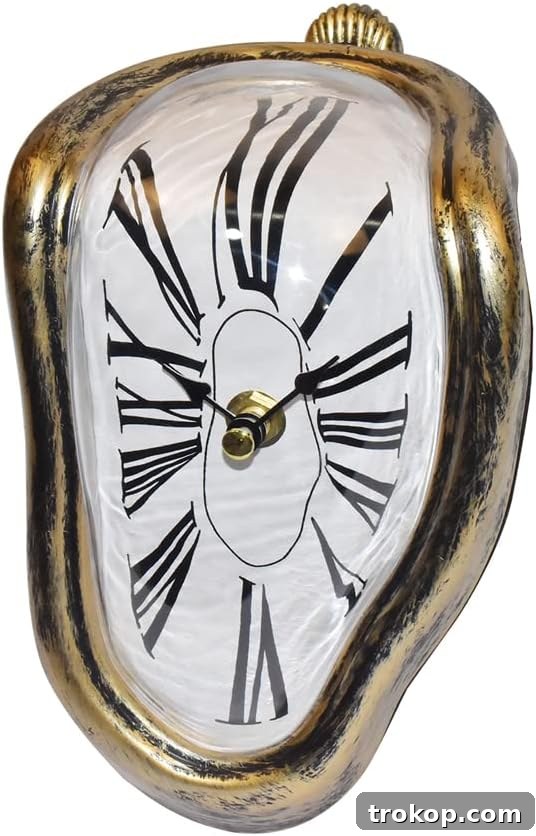 Dali Melting Clock for large wall clocks for living room