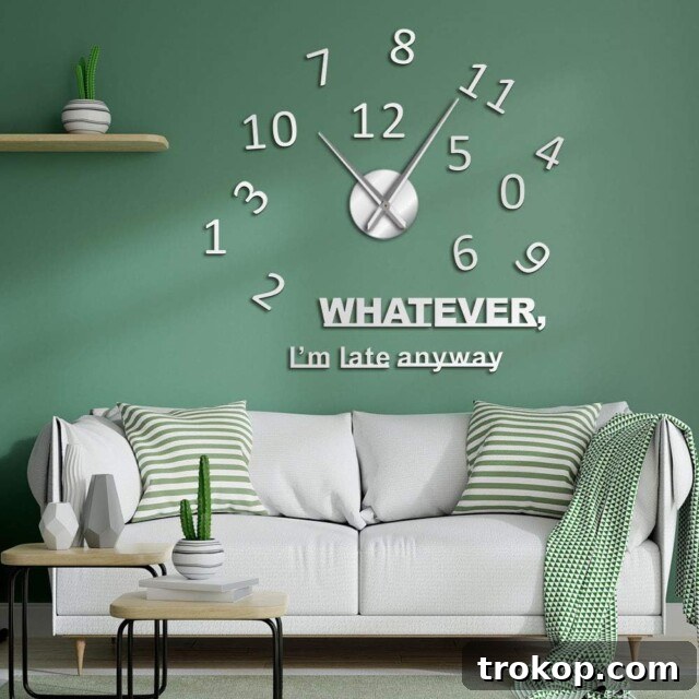 Whatever I'm Late Clock