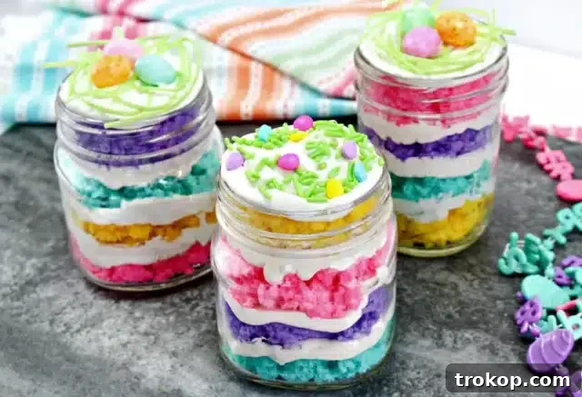 Easter Cake In A Jar Recipe