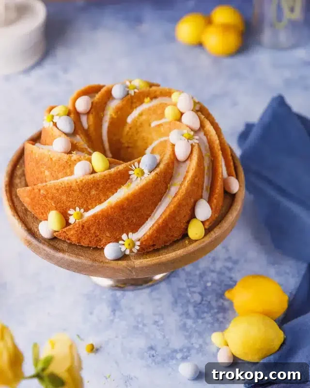 Easter Lemon Bundt Cake