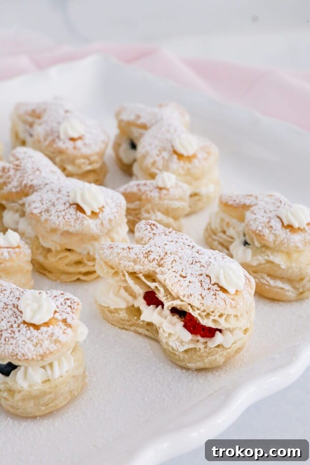 Puff Pastry Bunnies