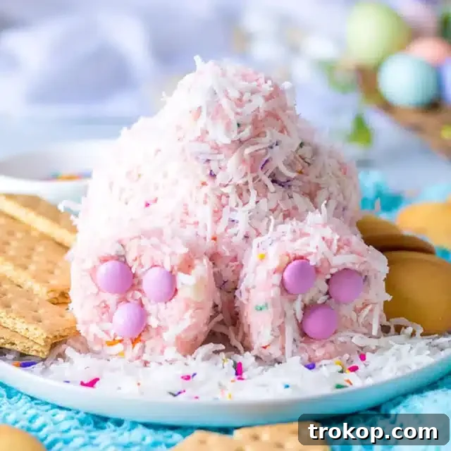 Easter Bunny Dessert Cheese Ball