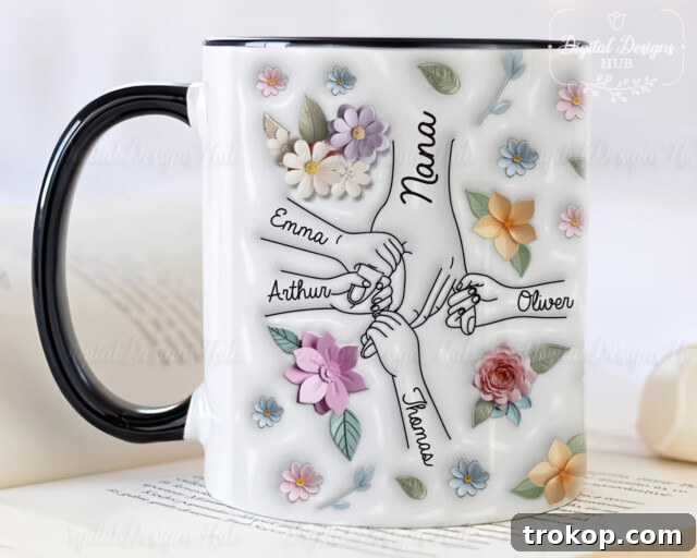 55 Gifts for Mom That Are Always in Season 3 Personalized Garden Mug for gifts for moms