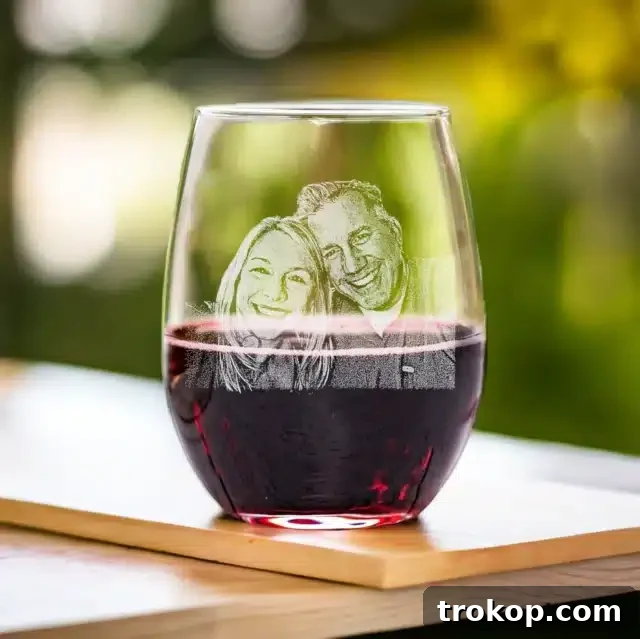 55 Gifts for Mom That Are Always in Season 38 Custom Picture Wine Glass for gifts for mom