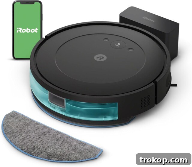 55 Gifts for Mom That Are Always in Season 51 iRobot Roomba Robot Vacuum and Mop Combo (Y0140) - Vacuums and mops, Easy to use, Power-Lifting Suction, Multi-Surface Cleaning,