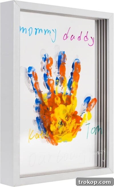 55 Gifts for Mom That Are Always in Season 55 Family Handprint Frame Kit