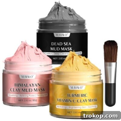 55 Gifts for Mom That Are Always in Season 56 Clay Facial Mask Set for gifts for moms