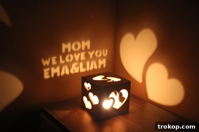 55 Gifts for Mom That Are Always in Season 8 personalized message night light for gifts for moms