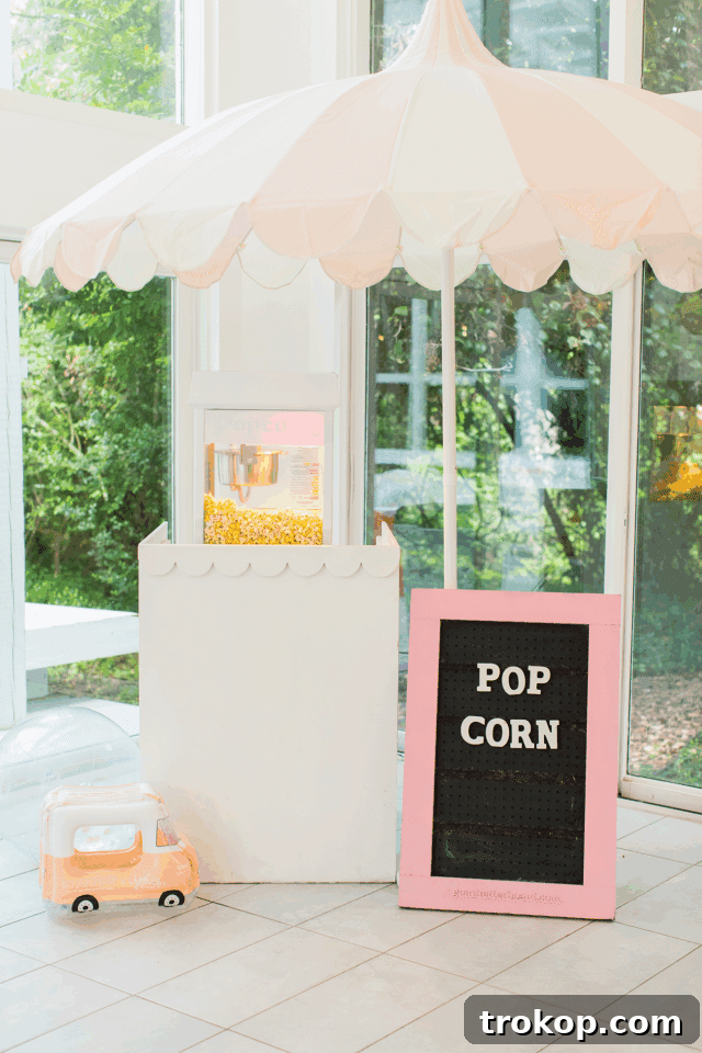 Juliana Houston Movie Popcorn Concession Stand