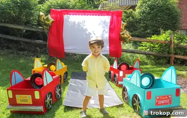Retro Drive In Movie Party