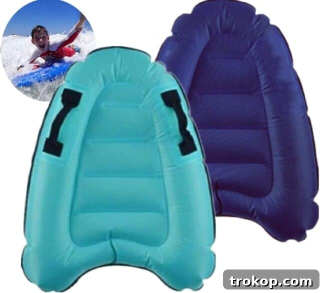 37 Must Have Beach Toys for Endless Vacation Entertainment 27 Inflatable Surf Body Board for best beach toys