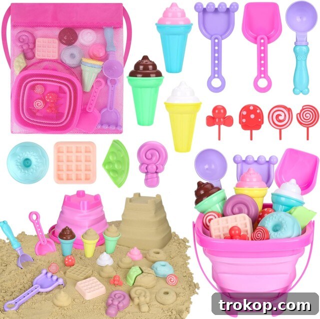 37 Must Have Beach Toys for Endless Vacation Entertainment 8 Ice Cream Sand Toys
