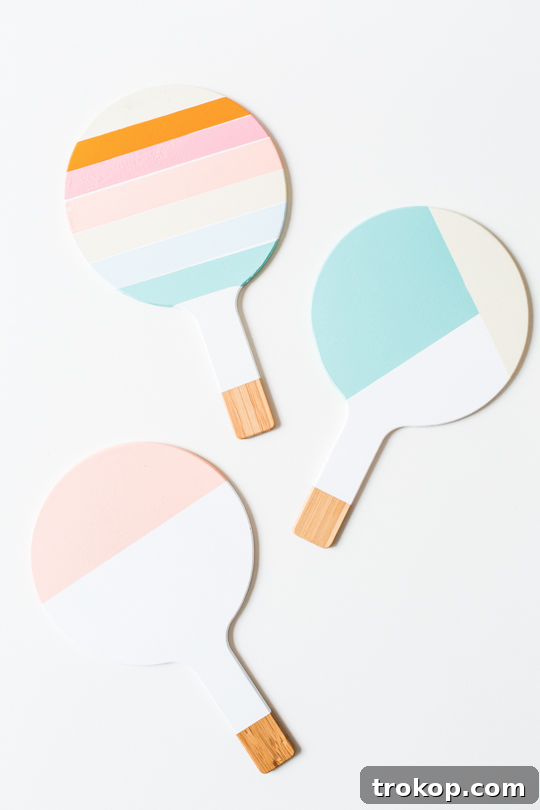 Stylish Color Block Trivet Project 9 Finished DIY color block trivets ready for use