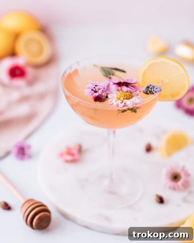 Lemonade Cocktails: 31 Refreshing Recipes You Can Easily Mix 18 Blossoming Bee's Knees
