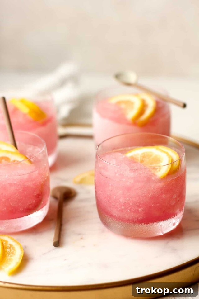 Lemonade Cocktails: 31 Refreshing Recipes You Can Easily Mix 19 Pink Lemonade Vodka Slush for lemonade cocktails