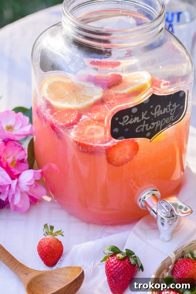 Lemonade Cocktails: 31 Refreshing Recipes You Can Easily Mix 3 Pink Panty Dropper Punch Mixed well with a wooden spoon