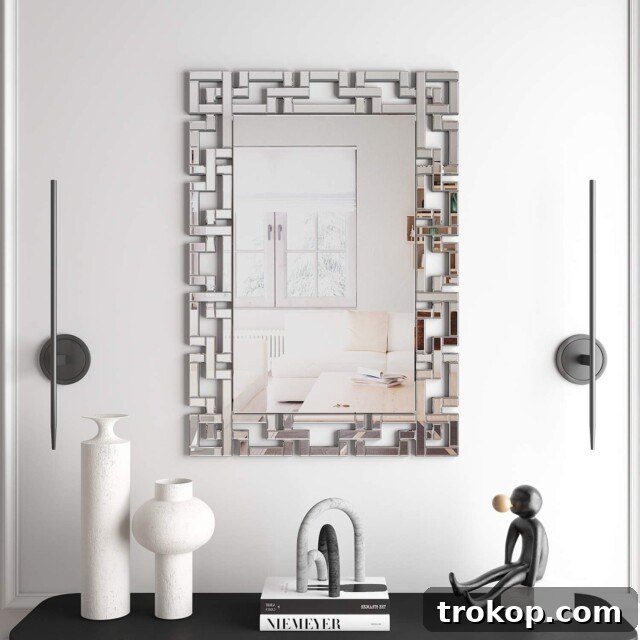 Decorative Wall Mirrors So Stunning, You'll Wonder Where They've Been All Your Life 16 KOHROS Venetian Mirror for Wall Art Decorative Mirror 40x28 Inch Frameless Beveled Edge Wall Mirror