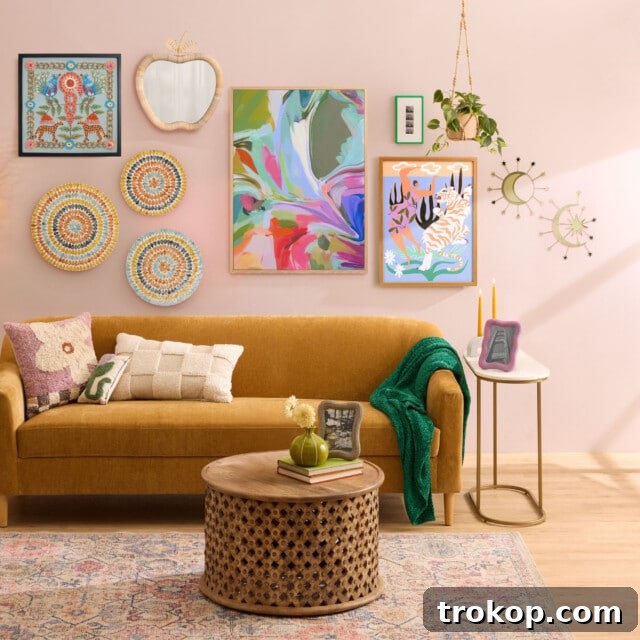 Decorative Wall Mirrors So Stunning, You'll Wonder Where They've Been All Your Life 19 Natural Rattan Woven Apple Shaped Mirror for decorative wall mirrors in a bohemian style