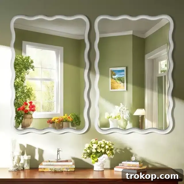 Decorative Wall Mirrors So Stunning, You'll Wonder Where They've Been All Your Life 5 Chepachet Solid Wood Rectangle Mirror Set for decorative wall mirrors with rustic charm