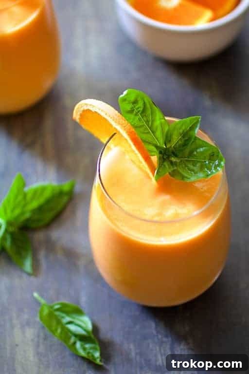 Sweet and creamy chilled cantaloupe soup