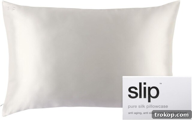 Slip The Original Queen Pure Silk Pillowcase for luxury and beauty benefits