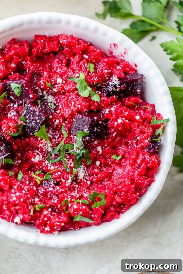 Ghoulishly Good Halloween Party Bites 27 Beet Risotto Recipe for Halloween recipes