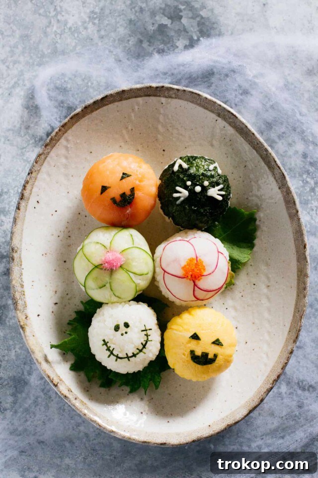 Ghoulishly Good Halloween Party Bites 7 Halloween Temari Sushi Recipe