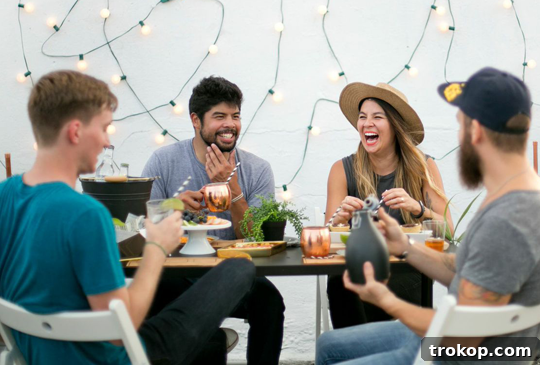 Score Big: Football Brownies and Smokey Bottom Cocktail for Your Football Bash 7 a DIY rooftop football watch party | sugarandcloth.com