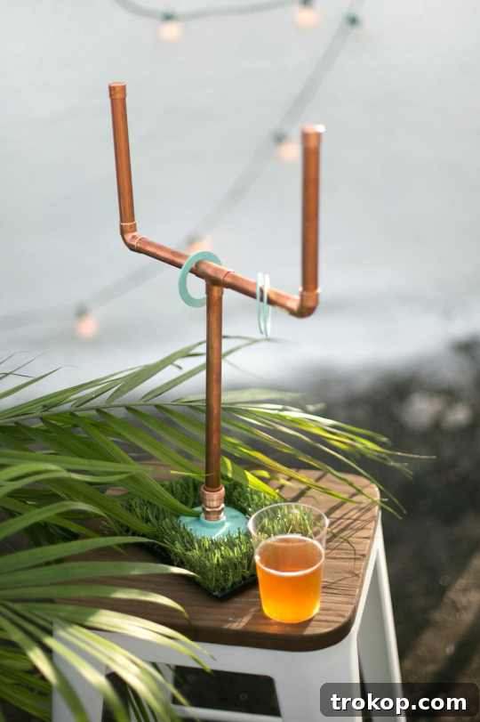 Score Big: Football Brownies and Smokey Bottom Cocktail for Your Football Bash 10 a DIY rooftop football watch party | sugarandcloth.com