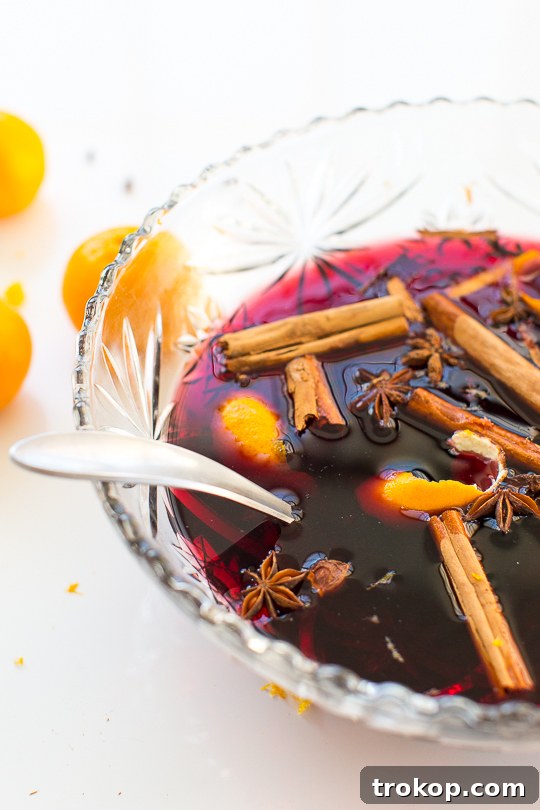 Holiday Cheer: Thanksgiving Cocktails to Toast the Season 5 hot spiced wine recipe - sugar & cloth