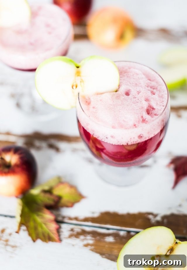 Holiday Cheer: Thanksgiving Cocktails to Toast the Season 9 Fall Poisoned Apple Cocktail - Sugar & Cloth - cocktail - thanksgiving