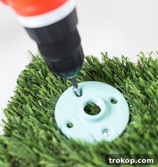 Craft Your Own Washer Toss Game 11 Painted washers and base plates for game
