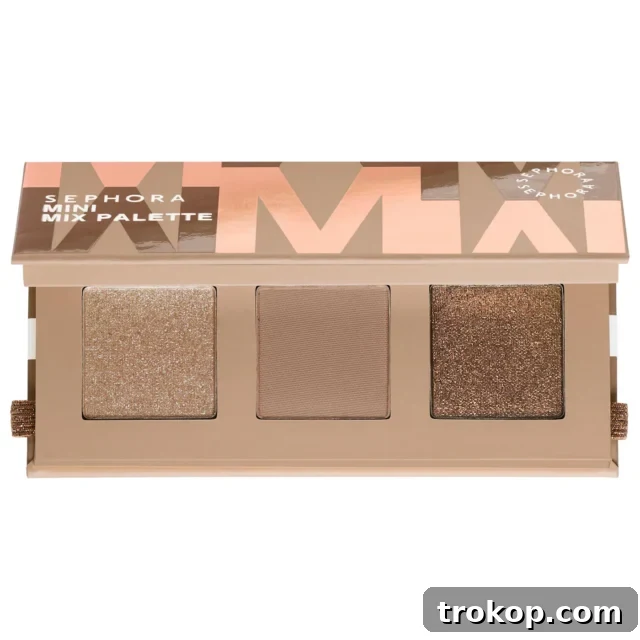 Sephora Collection Mini Mix Eyeshadow Palette, compact beauty gift under $10