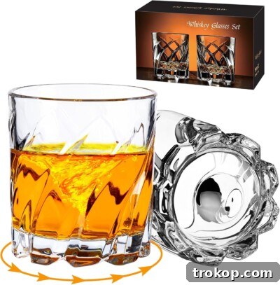 Spinning Whiskey Glasses for unique drinking experience, gifts under $10