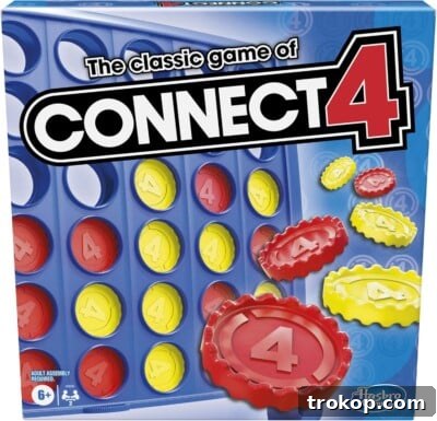 Classic Connect 4 Game, ideal gifts under $10 for kids and family