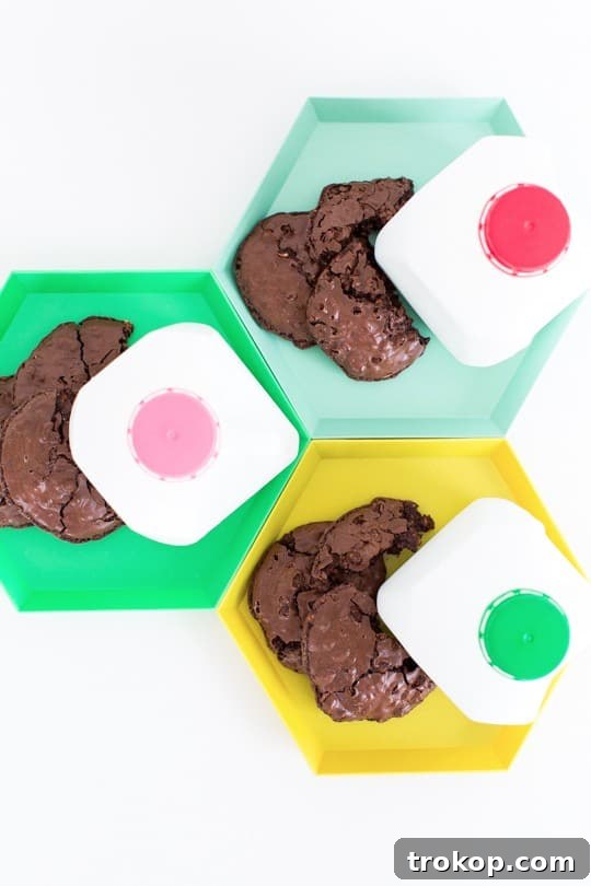 Charming DIY mini milk and cookie setup for Santa