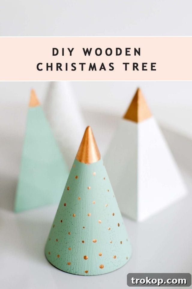 DIY wooden Christmas tree collection