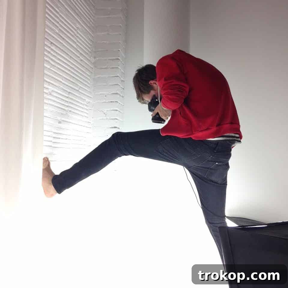 Jared, the primary photographer for Sugar & Cloth, during a photoshoot