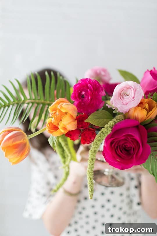 A floral announcement photoshoot with some unexpected challenges