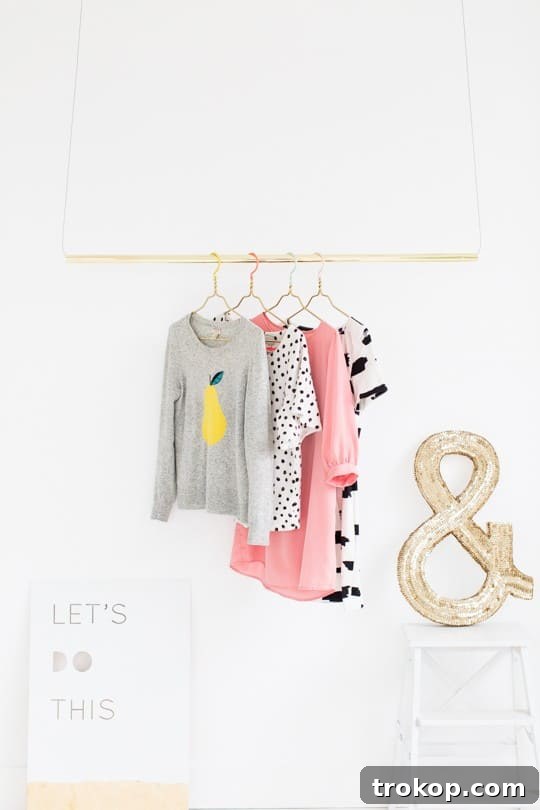 DIY color dipped clothes hangers | sugar & cloth