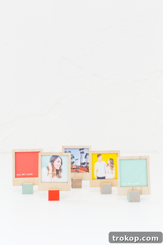 Wooden DIY Photo Display for Cherished Memories 8 DIY Polaroid display ideas