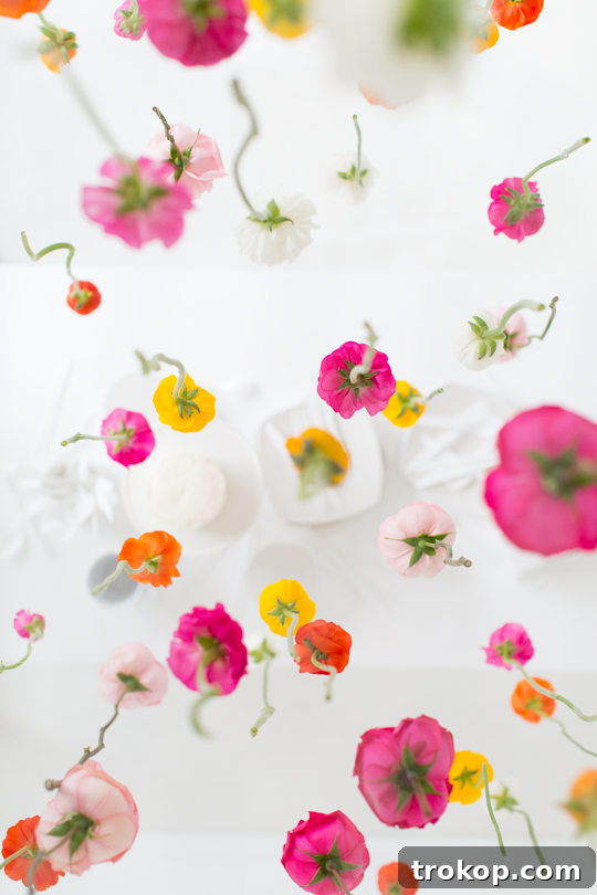 Crafted Cascading Blooms 11 Stunning overhead floral arrangement for events