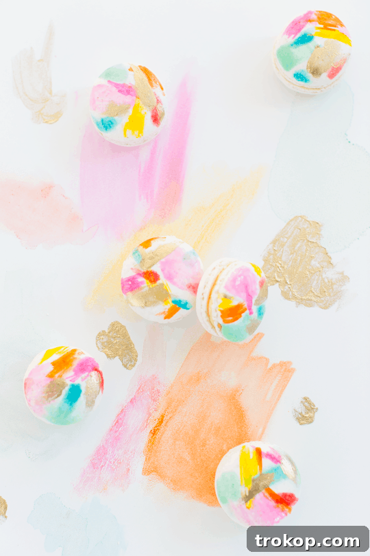 DIY Edible Art: Hand-Painted Macaron Shells