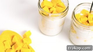 Mango Coconut Pudding