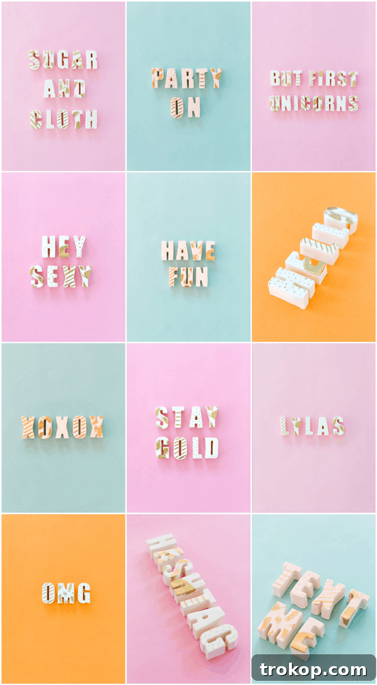 Craft Your Own Edible Chocolate Words 3 DIY edible chocolate letters | Custom chocolate gifts