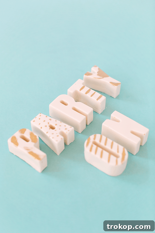 Craft Your Own Edible Chocolate Words 6 DIY edible chocolate letters | Edible food paint