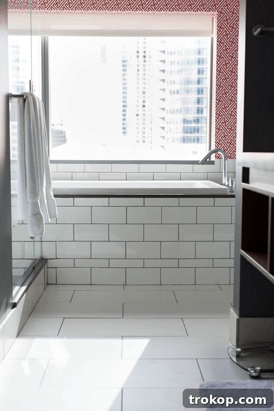W Austin's Oversized Soaking Tub